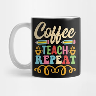 Coffee teach repeat Mug